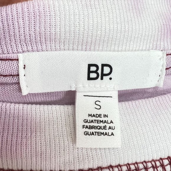 NWT Nordstrom BP. 100% Cotton Purple Tie Dye Crew Neck Tee Shirt Women Size S - Picture 3 of 6